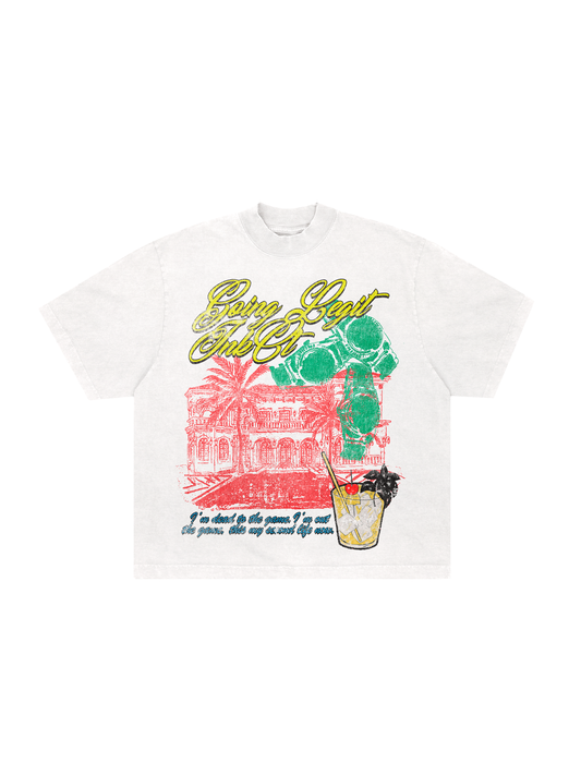 camiseta boxy 'going legit'