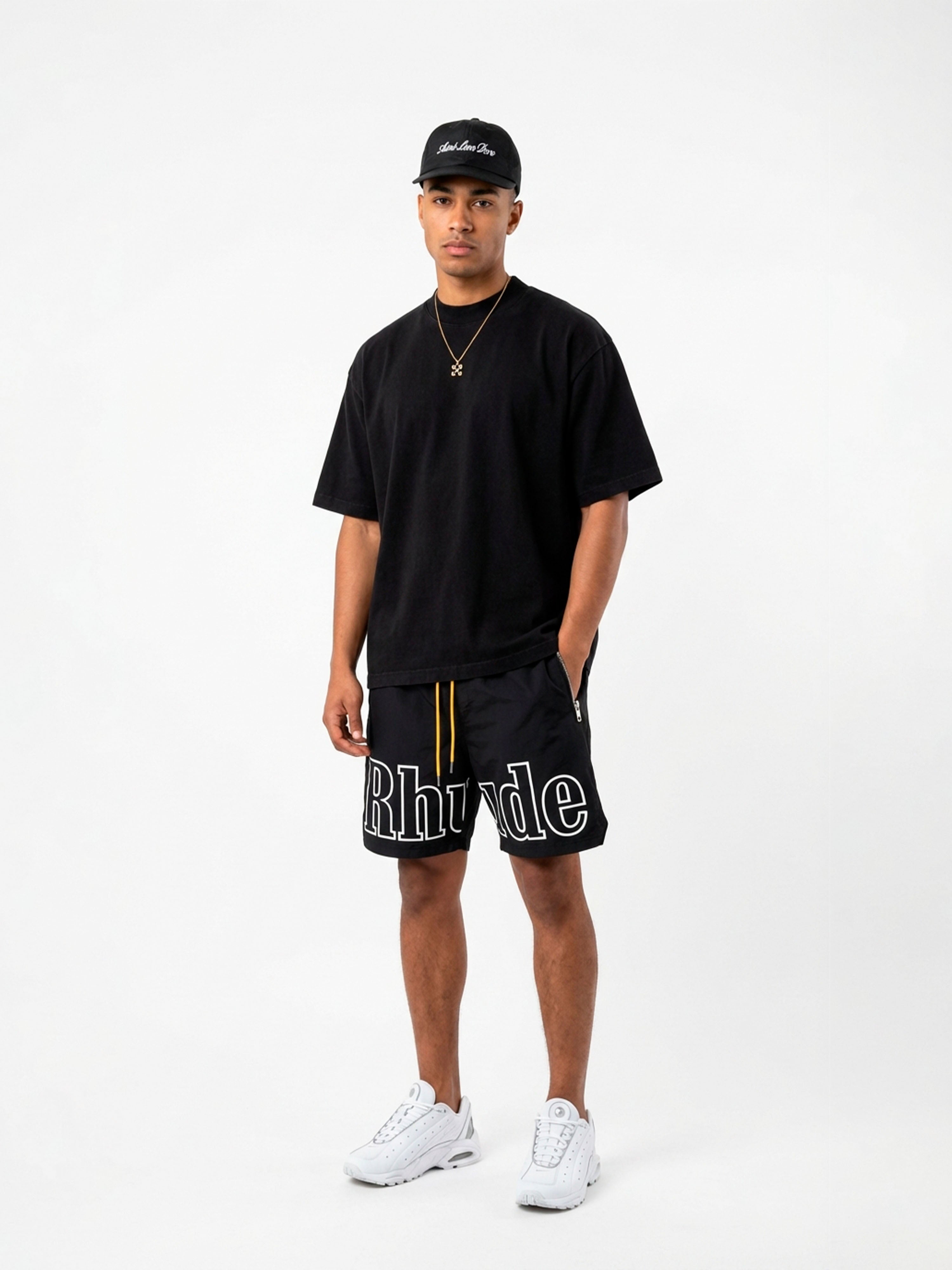 Camiseta Boxy 'Black & Cream'