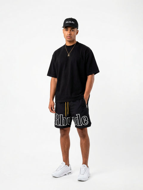 Camiseta Boxy 'Double Black'