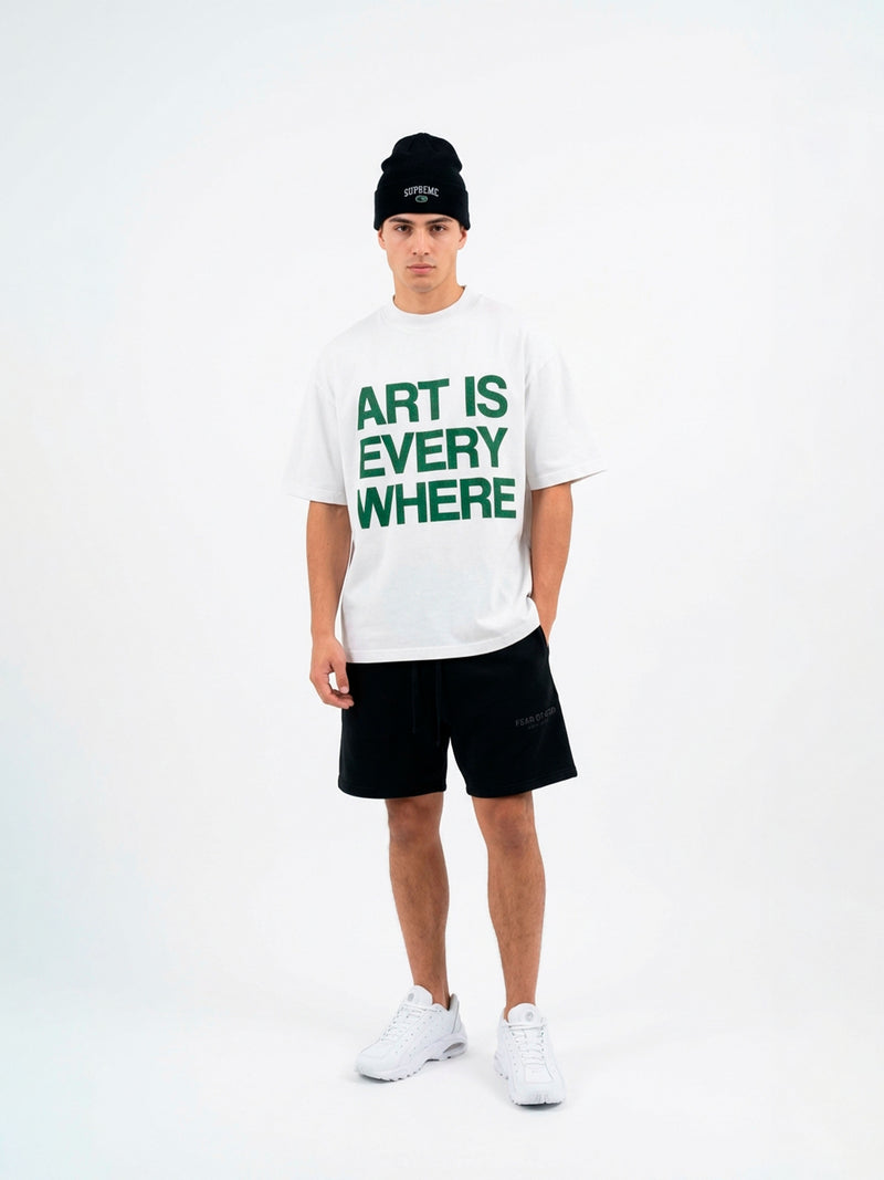 Camiseta Boxy 'Art Is Everywhere'