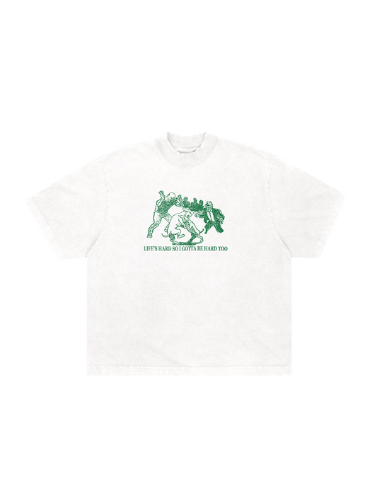 camiseta boxy 'dog day'