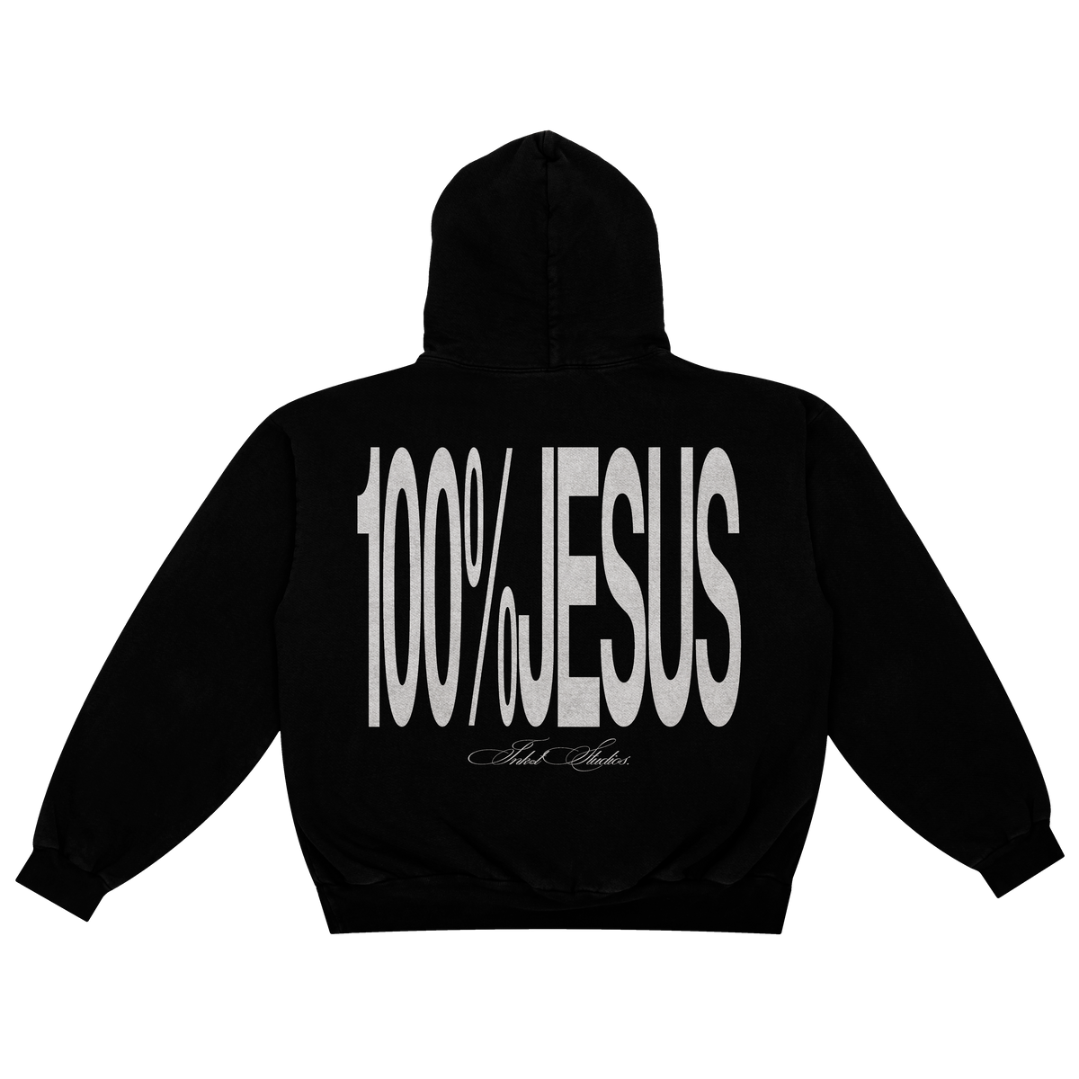 Moletom Boxy “100% Jesus”