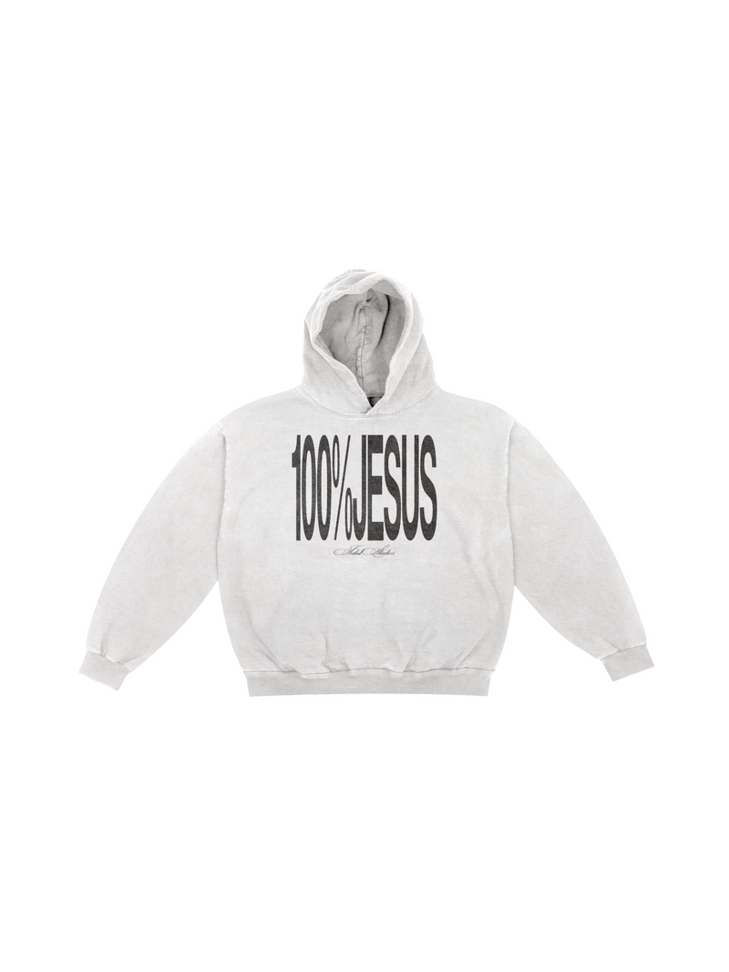 Moletom Boxy “100% Jesus”