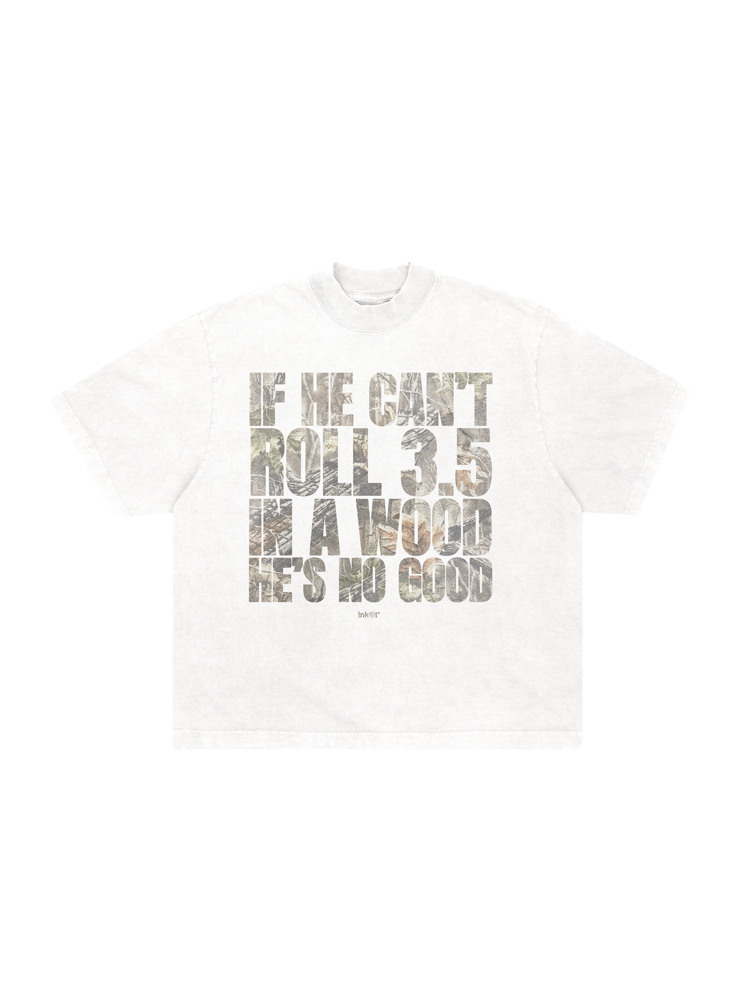 Camiseta Boxy 'He's No Good'