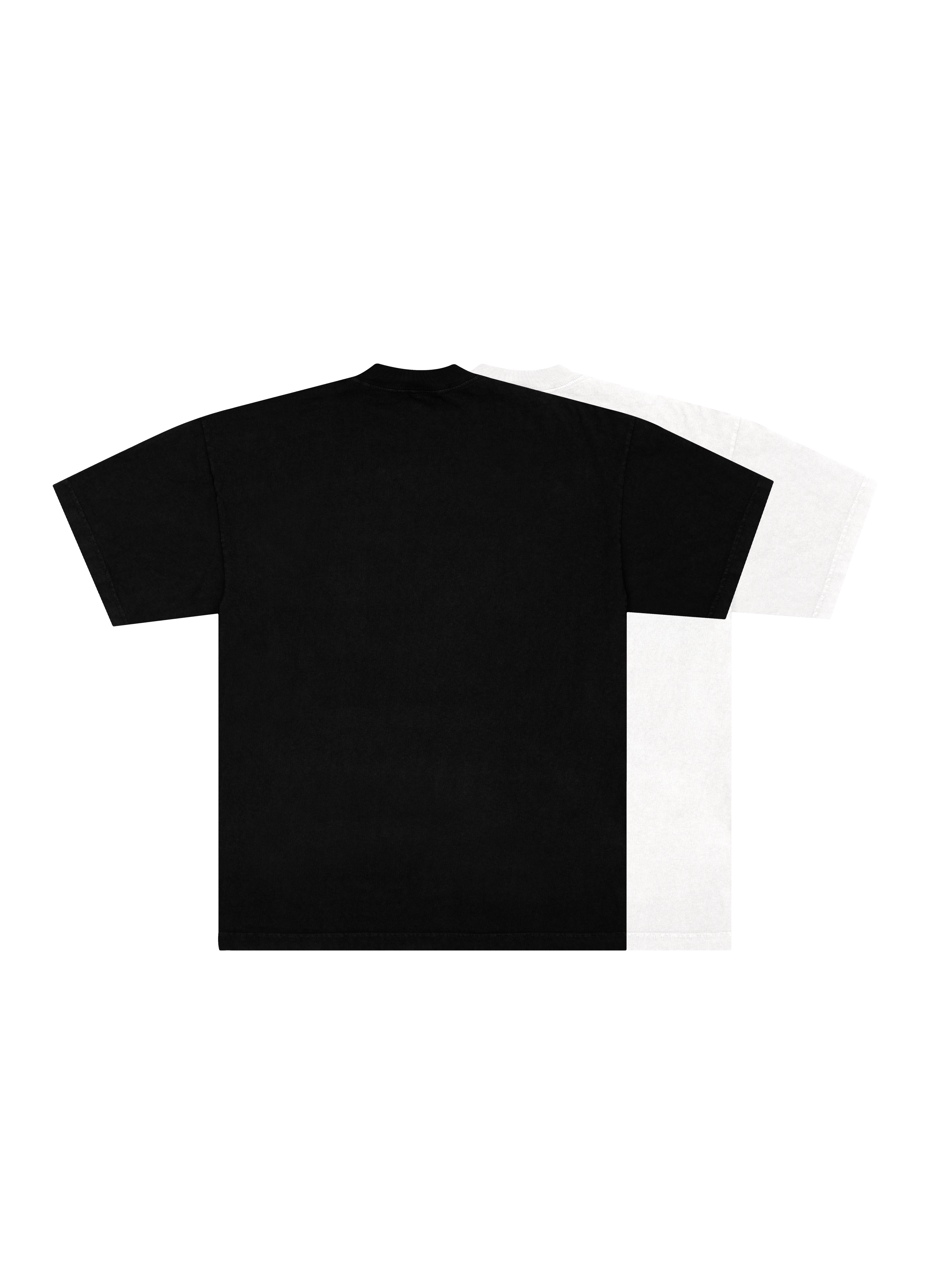 Camiseta Oversized 'Black & Cream'