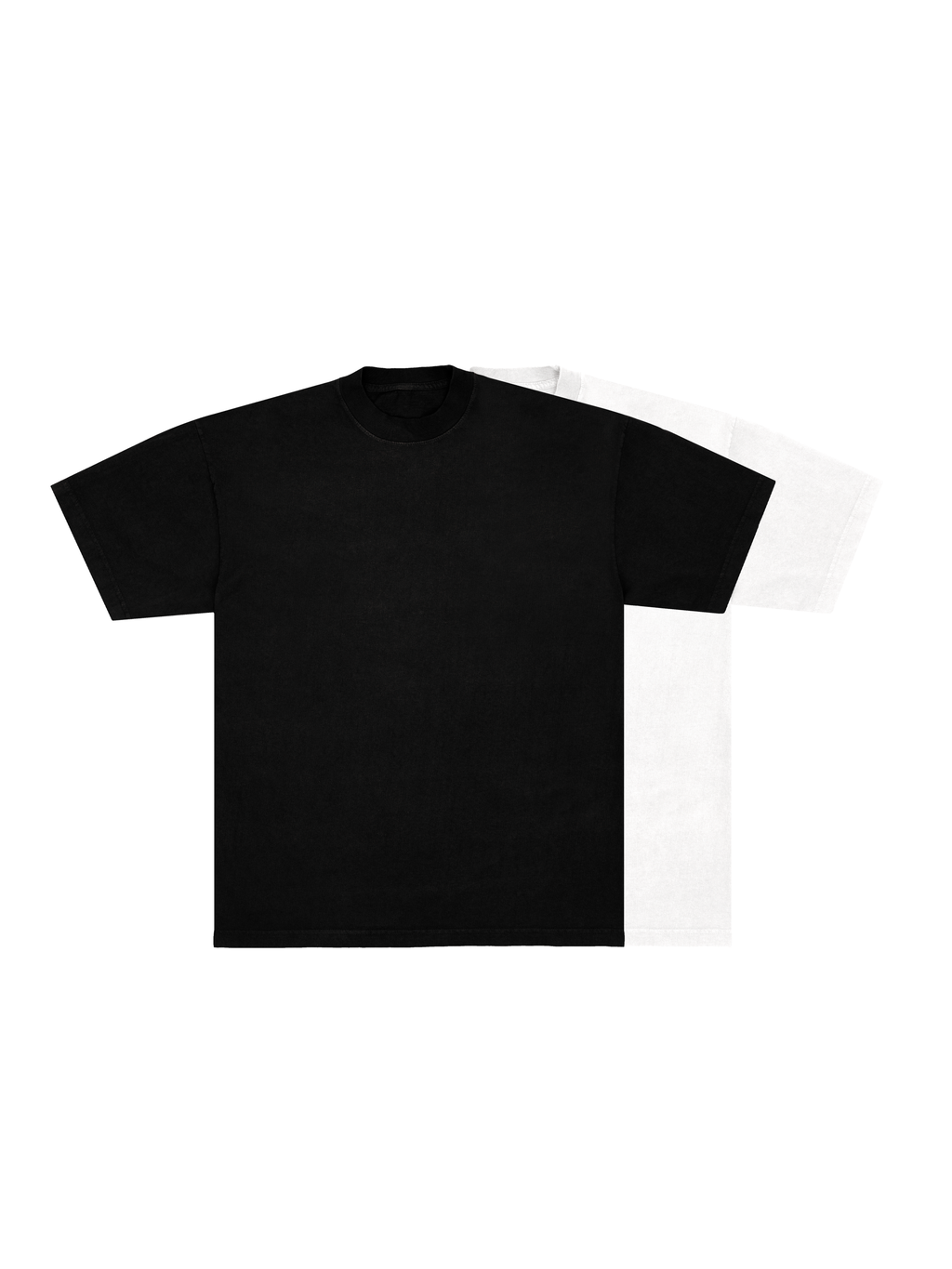 Camiseta Oversized 'Black & Cream'