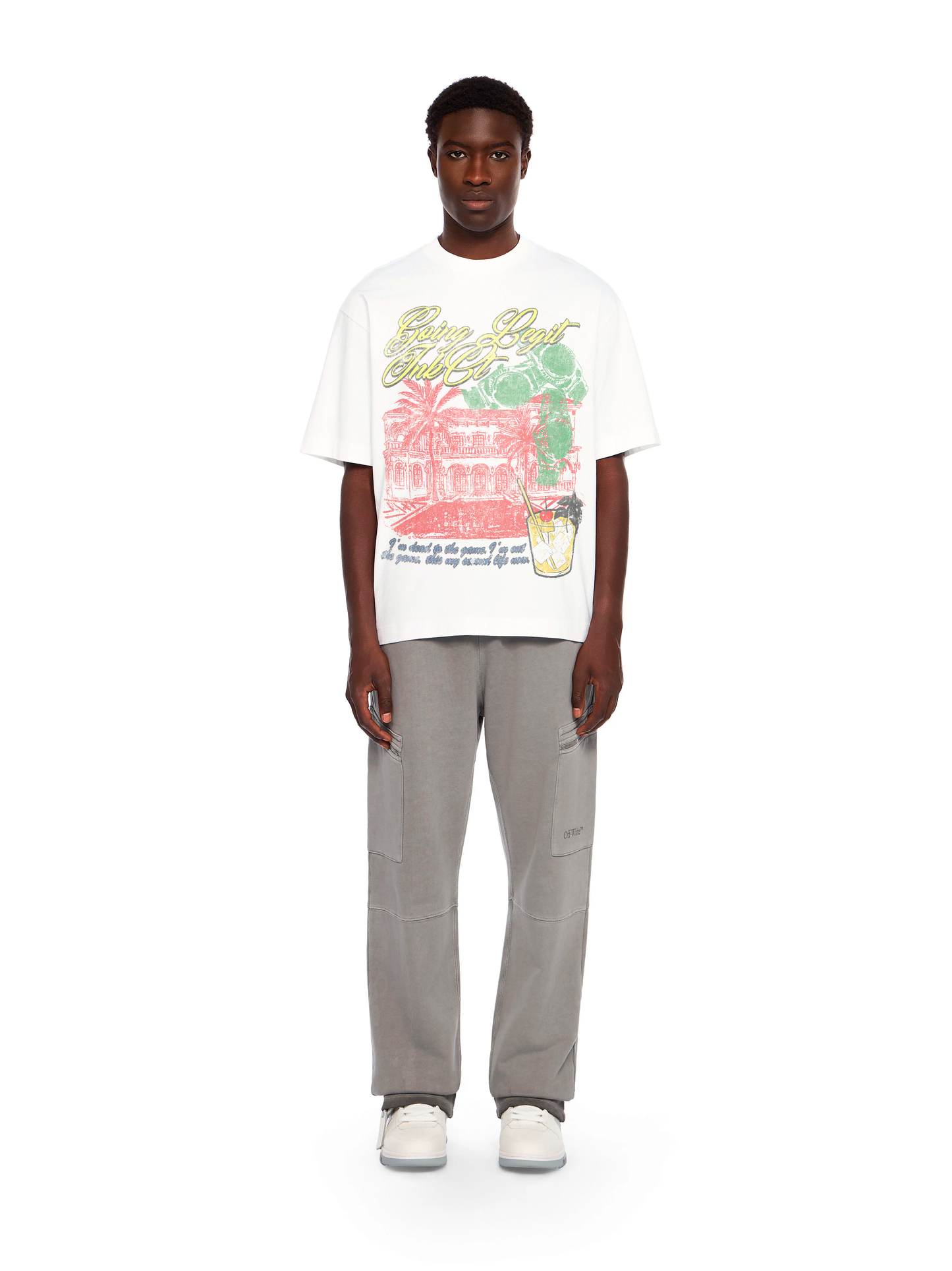 camiseta boxy 'going legit'