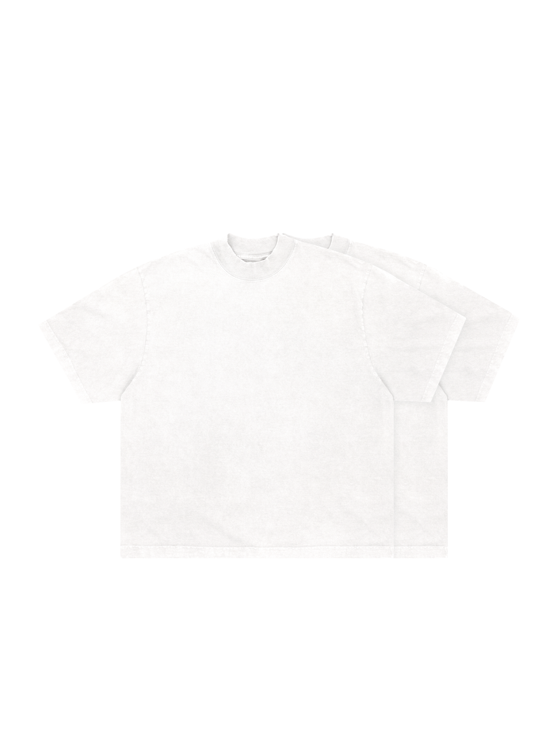 Camiseta Boxy 'Double Cream'