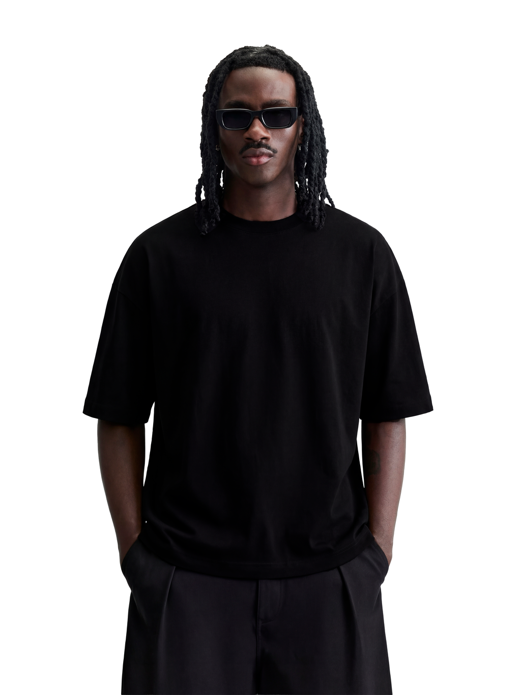 Camiseta Boxy 'Double Black'