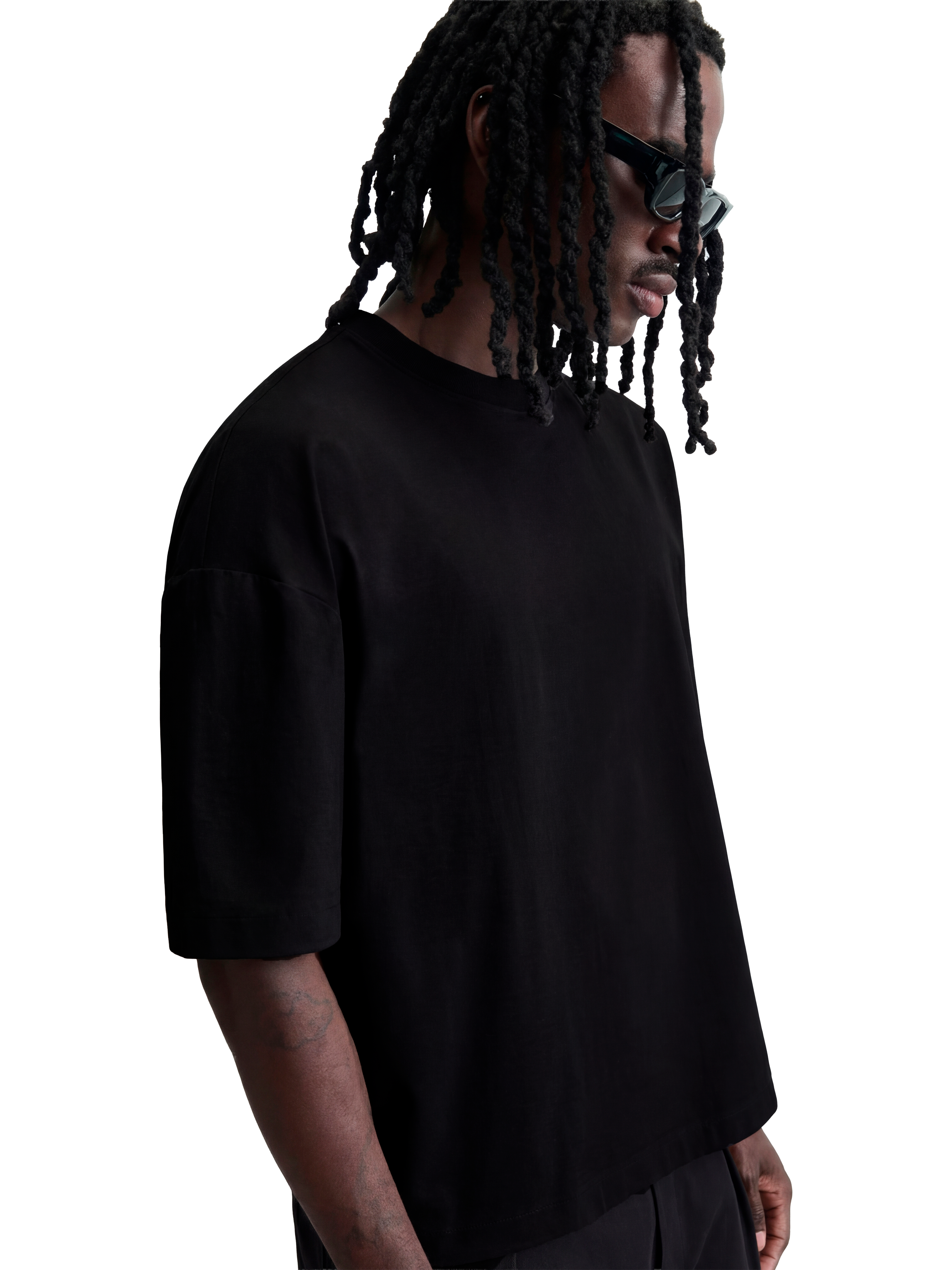 Camiseta Boxy 'Double Black'
