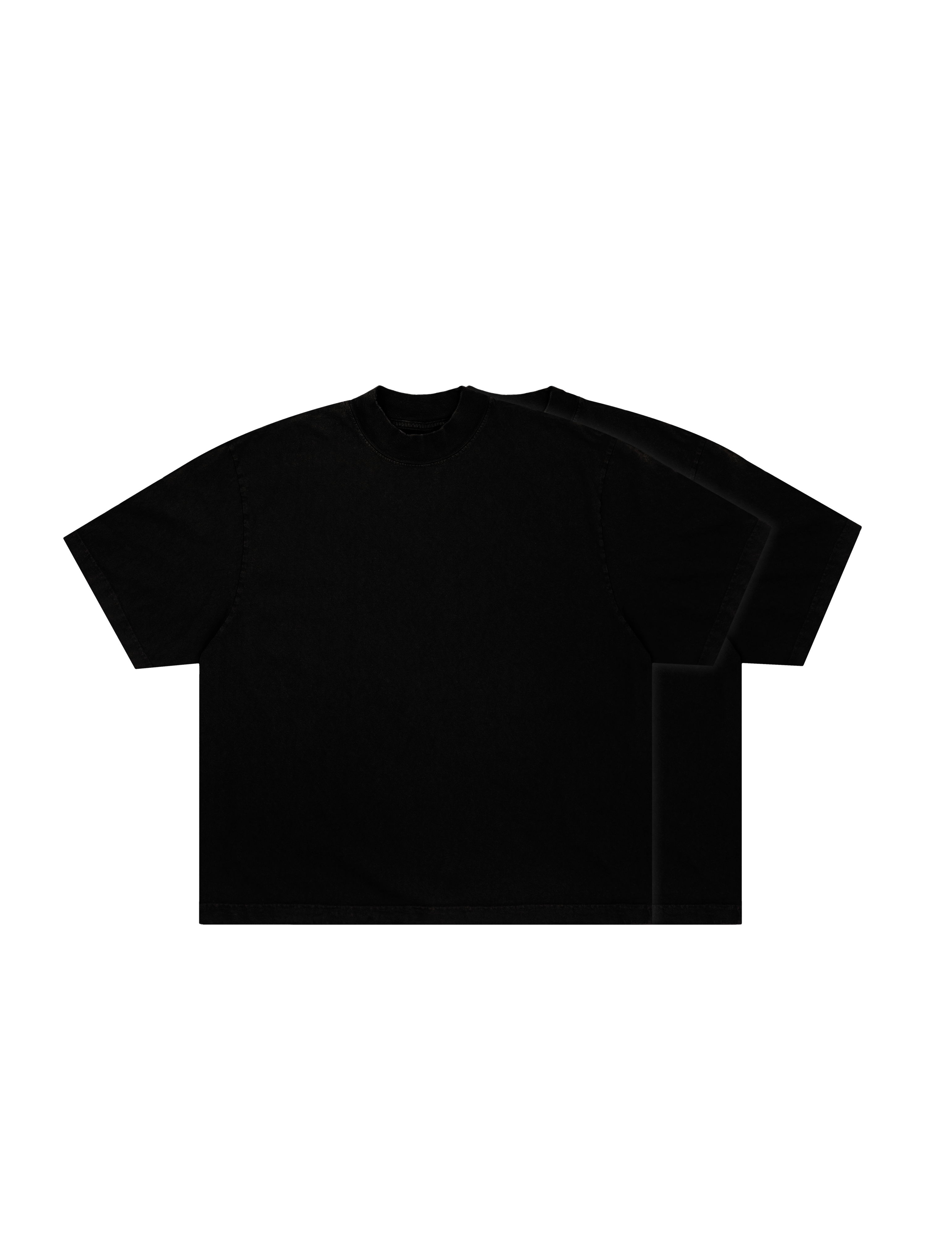 Camiseta Boxy 'Double Black'