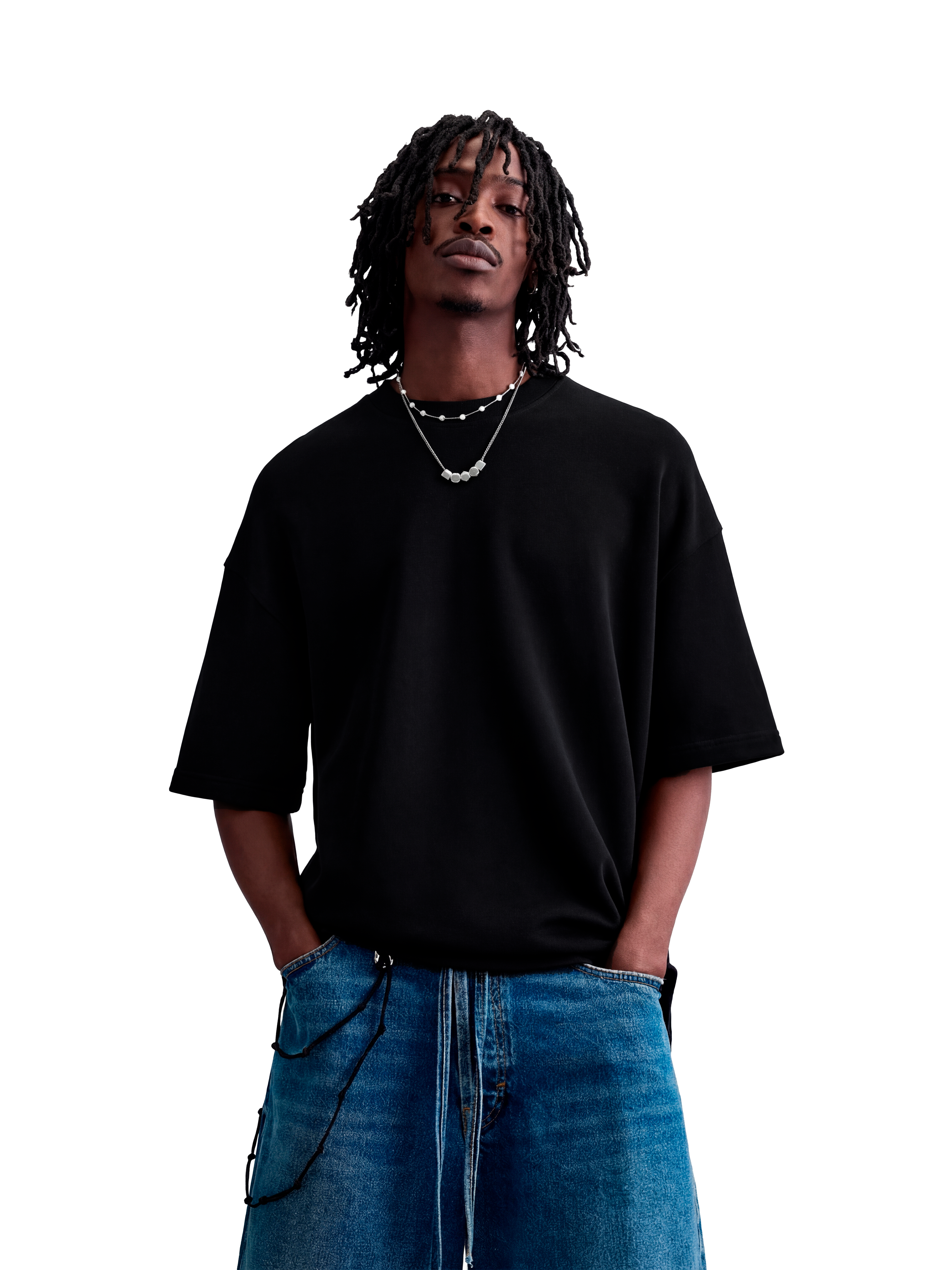 Camiseta Oversized 'Double Black'