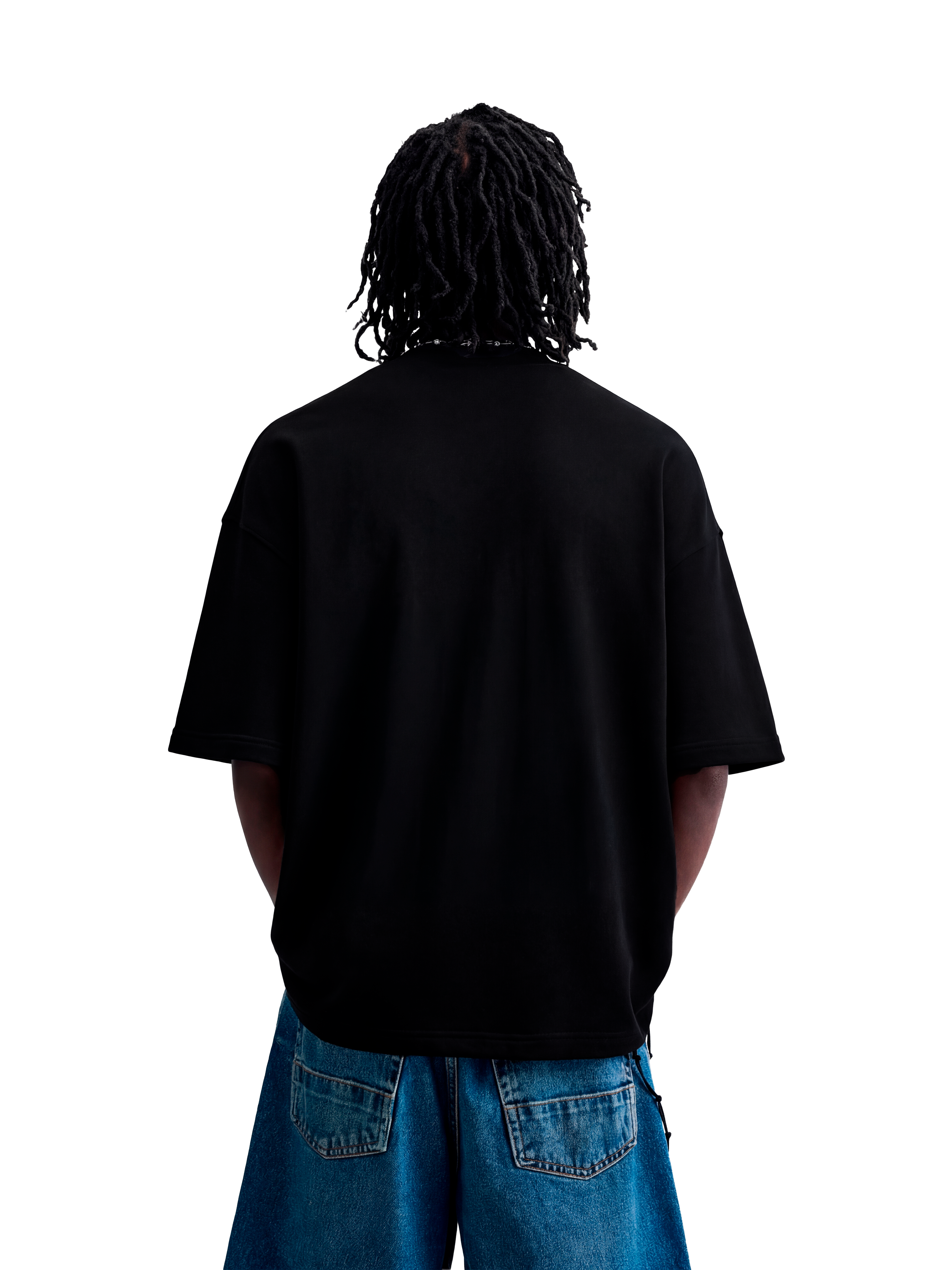 Camiseta Oversized 'Black & Cream'